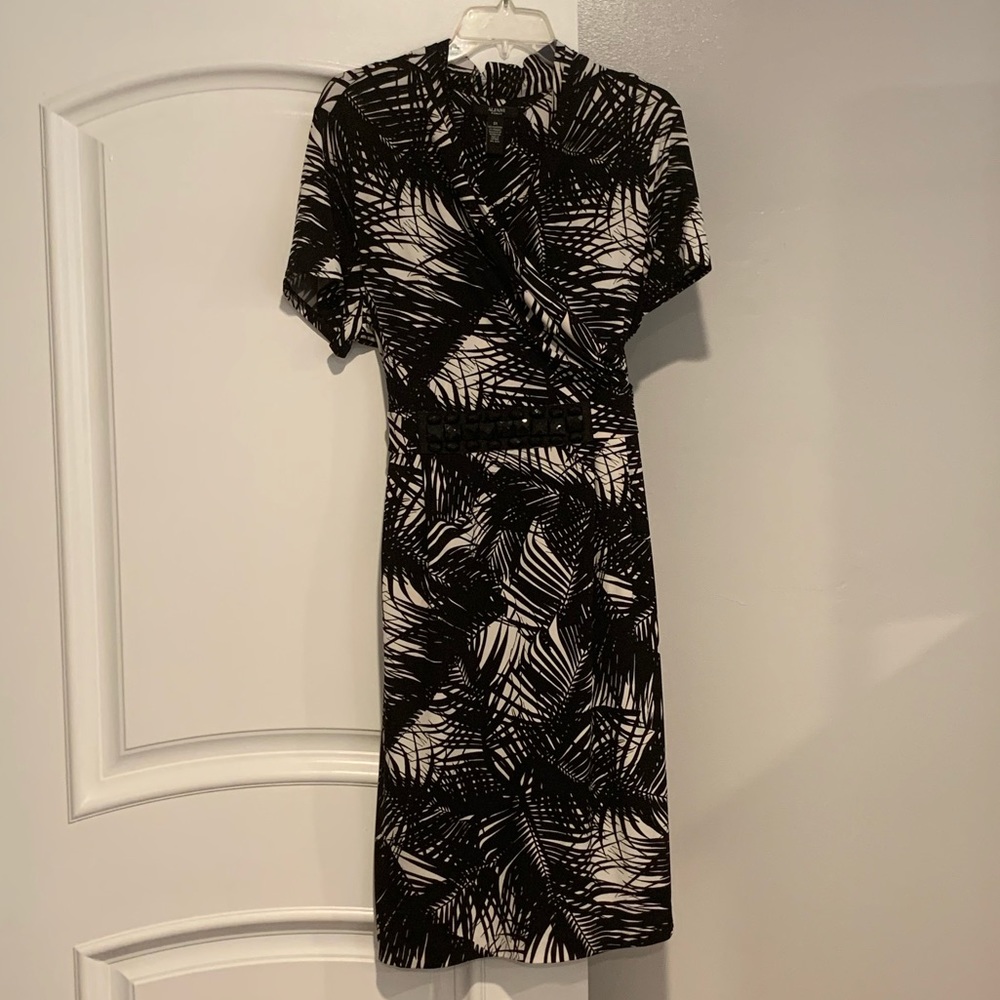 Black and white dress